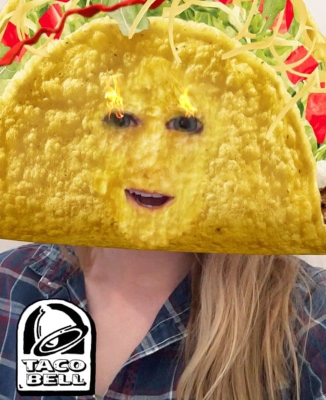 Taco Bell Snapchat Filter