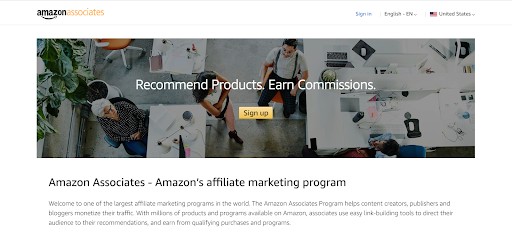 amazon associates affiliate marketing