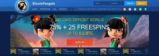 bitcoin penguin casino games